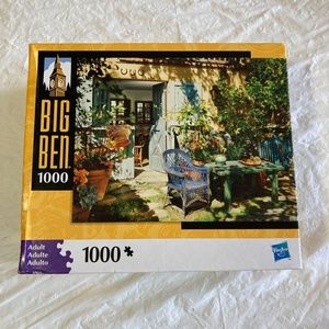 Big Ben 1000 “Patio in the Morning Sun” Puzzle New in Box